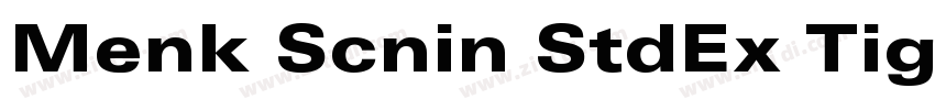 Menk Scnin StdEx Tig字体转换